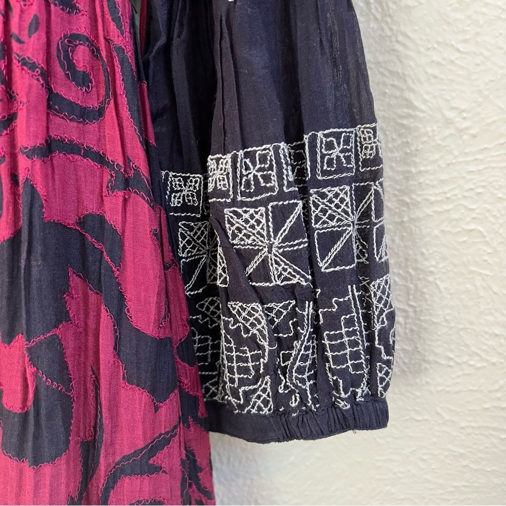 NWT Sundance Flores de Colca cotton/silk boho dress - Picture 5 of 12